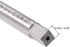 Metric Machine Tap Left Hand for Drilling Tapping on Soft Metal, H2 3 Flutes High Speed Steel Screw Thread Tap M10 x