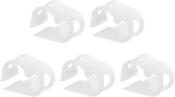 uxcell Plastic Tubing Clamps, 5pcs 1/8"-1/4" Tube OD Adjustable Tube Clamp for Laboratory Use