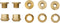 Wolf Tooth Set of 5 Chainring Bolts+Nuts for Single-Ring (1X) Drivetrains
