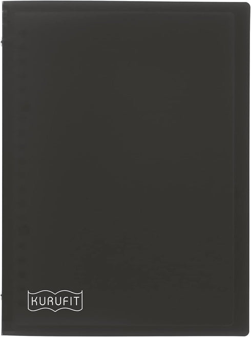 Maruman F091-05 Kurufit Loose Leaf Binder, A5, 20 Holes, Black by Maruman