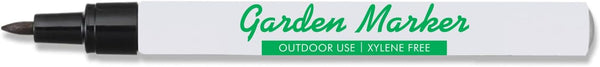 LINE42 Garden Markers for Outdoor Use, 0.8 mm Medium Point, Black - Fade