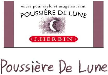 Herbin J Fountain Pen Ink - 30 ml Bottled - Poussiere de Lune, 1.01 Fl Oz (Pack of 1)