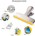 HOUSE AGAIN 12 Pack Stainless Steel Chip Bag Clips, 3 Sizes Covered with Silicone, Air Tight Seal, 5, 3, and 2.5 Inches