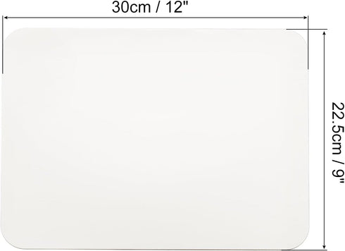 PATIKIL Small Dry Erase Board, 3 Pcs 12" x 9" Double Sided White Board Mini Lap Board for Writing Practice Learning at Home Office Study, White by PATIKIL