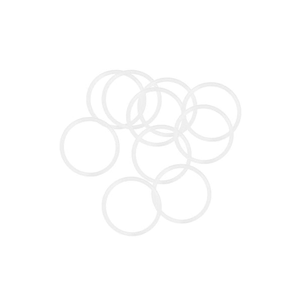 uxcell Silicone O-Rings, 21mm OD 18mm ID 1.5mm Width VMQ Seal Gasket for Pipe Repair, Pack of 10