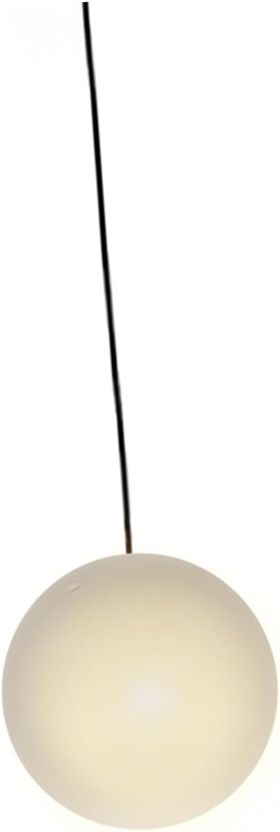 Frosted Glass Globe Lamp Shade Replacement Lampshade for Pendant Light Fixture Lightweight Cover Softens Light