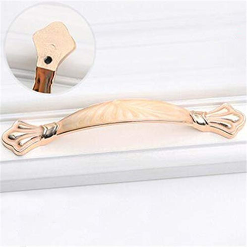 Generic Kit Furniture Cabinet Drawer Handle, European Topaz Gold Wardrobe Door Bedside Cabinet Pull, Simple Wine