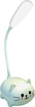 Hoghaki Cute Kids Desk Lamp, LED Desk Lamp for Kids, Cute Cat Lamp Desk Accessories, Flexible Gooseneck Eye-Care