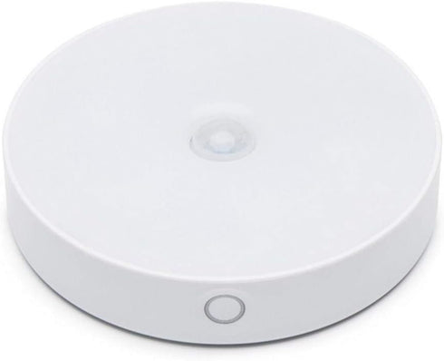 Magnetic LED Night Lamp with PIR Motion Sensor - USB Rechargeable Warm White Light for Cabinets & Bedside