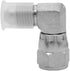 (2-PACK) 6500-04-04 Hydraulic Hose Adapter Fitting 1/4" Male JIC 37° Flare × 1/4" Female JIC 37° Swivel Nut 90° Elbow