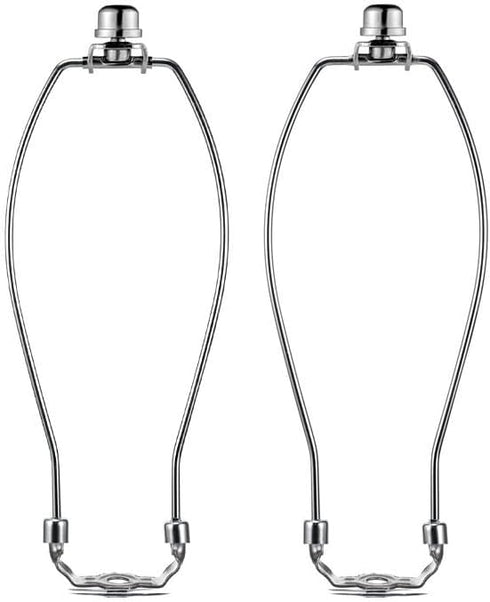 HanWenHone Lamp Shade Harp Holder10 Inch Lamp Harp Kit -2 SetDetachable Shade Holder