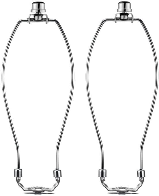 HanWenHone Lamp Shade Harp Holder10 Inch Lamp Harp Kit -2 SetDetachable Shade Holder