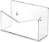 GSHLLO Clear Acrylic Mail Holder, Desk File Sorter, Letter Organizer Stand for Home Office