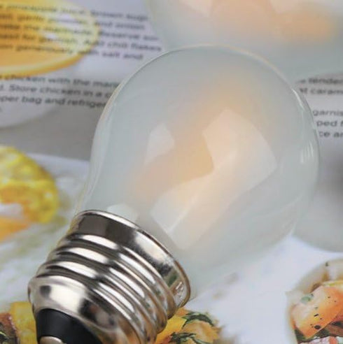 AMDTU E26 Globe Light Bulbs, Frosted G16.5, 60 watt, 600lm, 2700k Soft White, 6 Pack