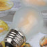 AMDTU E26 Globe Light Bulbs, Frosted G16.5, 60 watt, 600lm, 2700k Soft White, 6 Pack