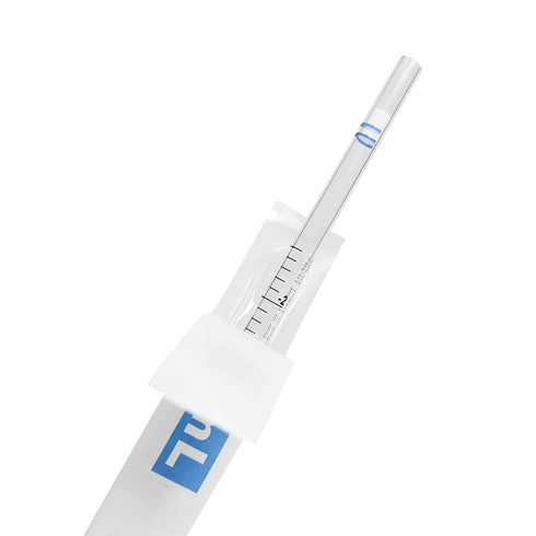 Polystyrene Serological Pipettes, 5ml Graduated Plastic Pipette, Individually Wrapped Sterile, Pack of 100