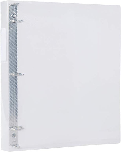 Filexec Products 1.5-Inch 3 Ring Binder, D Ring, Clear, Pack of 2, (50302-62233) by filexec