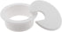 2PCS Desk Grommet, 1-1/2inch / 38mm Wire Cord Cable Hole Cover, Plastic Organizer for Office PC Desk, White