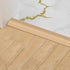 SVBVRFEEW 20in 60in 1/2-4/5", Wheelchair(Brass,100cm/40in) Floor Transition Strip Aluminum Cuttable Threshold Ramp Long