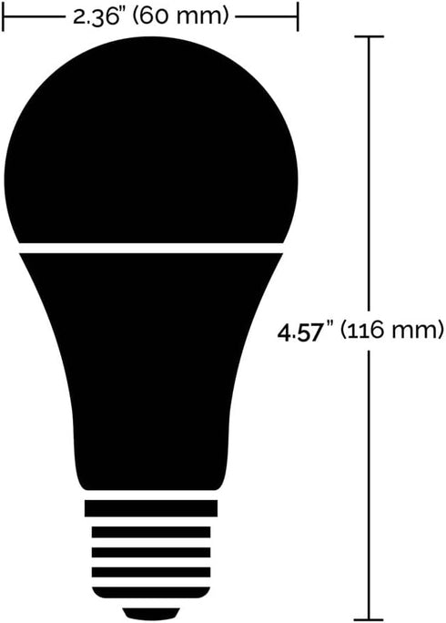 S11252 9.5-Watt A19 Bulb, 2700K-5000K, 800 Satco Starfish WiFi Smart LED Color-Changing Light Works with Siri, Alexa