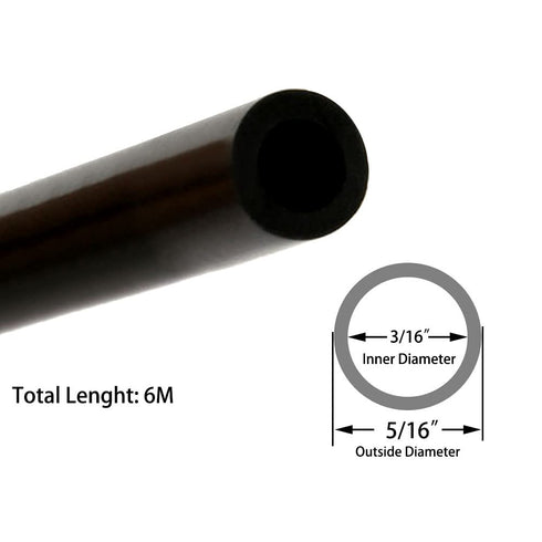 3/16" 3/16" 5/16" 25 ID Silicon Tubing, JoyTube Food Grade Silicon Tubing ID x OD Feet High Temp Pure Silicone Hose