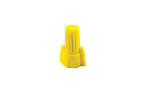 NSI Easy-Twist Winged Wire Connector, Standard Type, 18-10 AWG Wire Range, 300V, Yellow, Box of 100