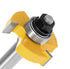 Yakamoz 1/2 Inch Set 1-1/2" Shank Adjustable Tongue and Groove Router Bit Stock Woodworking Cutting Milling Tools