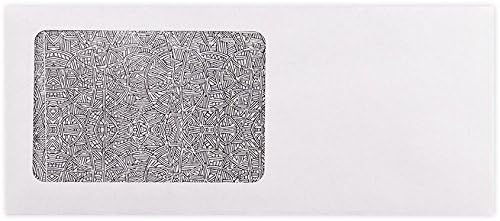 LUXPaper #10 All Purpose Window Envelopes | Security Tint | 250 Qty | 4 1/8" x 9 1/2"