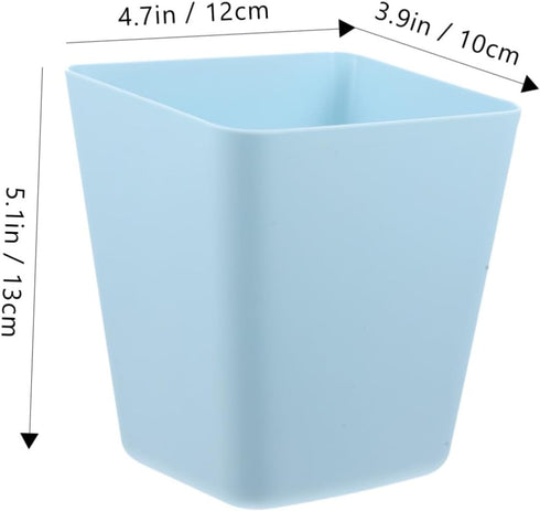 5pcs DECHOUS Hanging Cup Holder for Rolling Carts Wall Mounted Storage Baskets for Organizing Pens Remote Controls