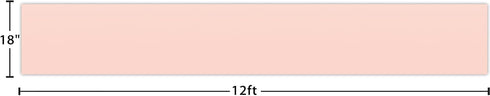 Teacher Created Resources Fun Size Better Than Paper Bulletin Board Roll, 18" x 12', Blush Color
