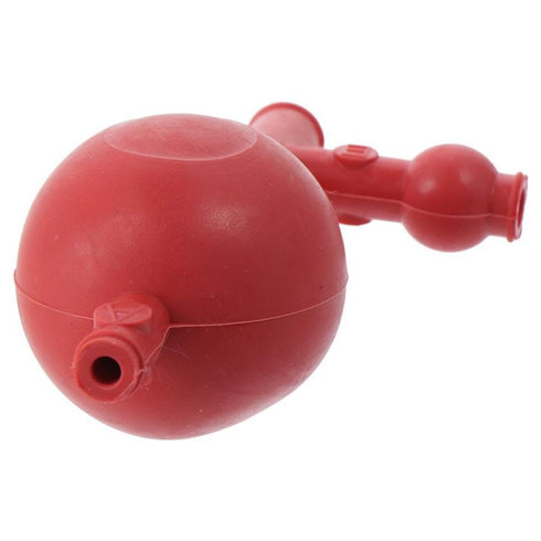 2Pcs Rubber Pipette Filler, 3 Valves Soft Suction Bulb, 50mL Volume Lab Supplies Accessories, Red