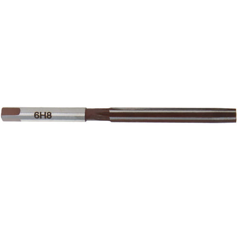 Utoolmart Hand Reamer, 6mm Alloy Tool Steel H8, 6 Straight Flutes, 9Crsi Hand Milling Cutter Tool, 1pcs