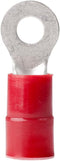 ANCOR MARINE GRADE 210233 Electrical Nylon Insulated Double Crimp Funnel Entry Ring Terminals (8-Gauge, 25-Pack)