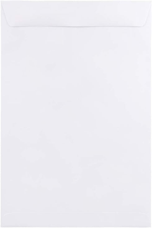 JAM PAPER 10 x 15 Open End Catalog Envelopes, White, 50/Pack