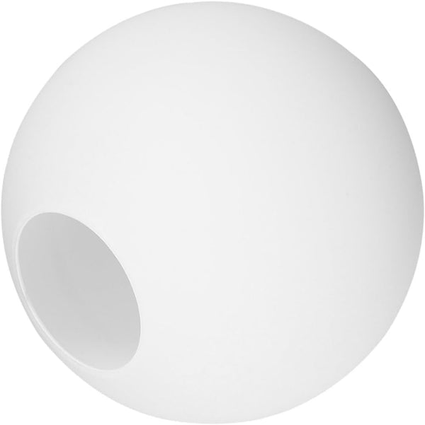 POPETPOP Frosted Glass Lamp Shade 80mm Globe 30mm Opening Replacement Pendant Light