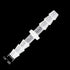 Plastic Hose Barb Fitting 1/8" x 1/8" Pipe Connectors Joint Splicer Mender Adapter Union for Aquarium Household Adapters Fuel Gas Liquid Air (Pack of 5) by ANPTGHT