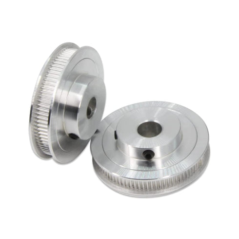 Zeelo 2PCS Set GT2 Synchronous Wheel, 20&80 Teeth 12mm Bore Aluminum Timing Pulley with 250mm Belt