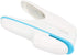 Fdit Hand Stapleless Stapler, Eco-Friendly ABS, White Stapleless Paper Stapler, Comfortable Handle for Office & School