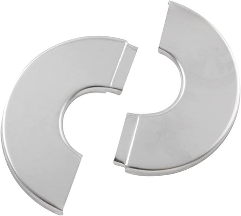 2PCS 304 Stainless Steel Round Escutcheon Plate Round Snap-fit Decorative Cover For Outer Diameter 65mm, Inner Diameter 24mm