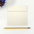 LUXPaper Square Invitation Envelopes | Natural Linen | Peel & Press | 5 1/4" x 5 1/4" | 80lb. Text | 50 Qty