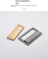 SANCHAKOU 4-Pack 64Mm Zinc Alloy Cabinet Handles Bedside Table Concealed Buckle Flat Handle Sliding Door Drawer Tatami