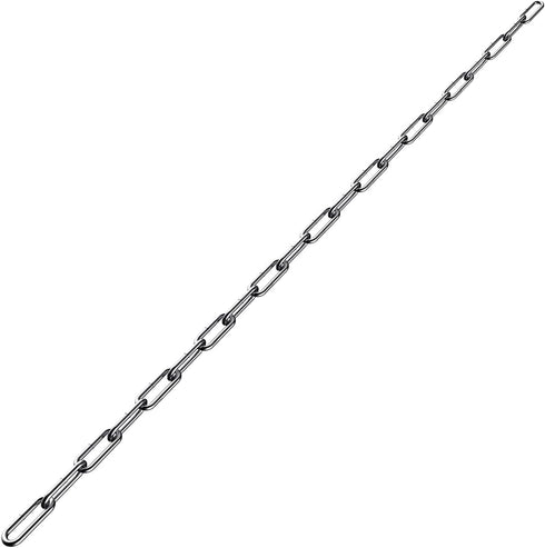 Stainless Steel Chain by Lsqurel, 6.5ft Light Duty Chain Link for Home, Outdoor, Camping, 5/64in