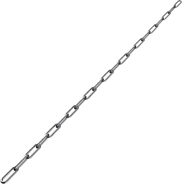 Stainless Steel Chain by Lsqurel, 6.5ft Light Duty Chain Link for Home, Outdoor, Camping, 5/64in