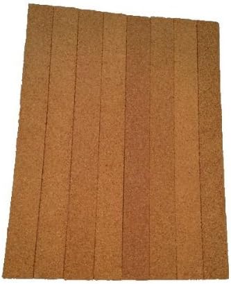 Jelinek Cork Thick Bulletin Board Strips (8 Pack) 36 x 3.5 x 0.5 inches