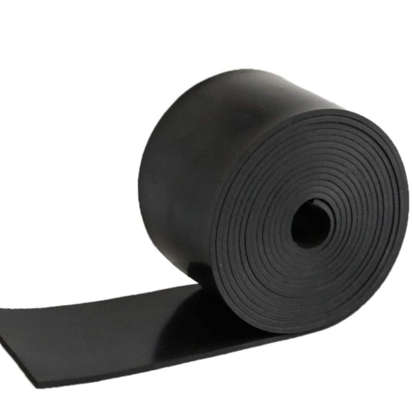 NABOWAN Solid Rubber Sheets, Strips, Rolls 1/8" Thick x 4" Wide x 120" Long for DIY Gasket Material and Padding