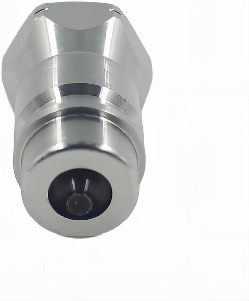2-PCS 1/2" Ag ISO5675 Poppet Valve, Hydraulic Quick Connect Male Coupler Nipple for Tractor Coupling