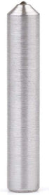 Trolleyshop Round Diamond Pen Dresser Grinder Shank, 1pc Silver 9.4 x 49mm/3/8" x 2" Grinding Wheel Single Point