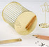 Gold Metal Pen Holder for Desk, Makeup Brushes Cup, Pencil Holders, Office & Home Organizer