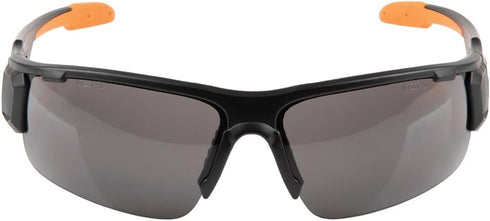 Klein Tools 60162 Safety Glasses, Professional Protective Eyewear, Semi Frame, Scratch Resistant, Anti-Fog, Gray