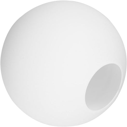Zerodeko Frosted Glass Globe Lampshade 80mm round Ball Light Bulb Cover Replacement